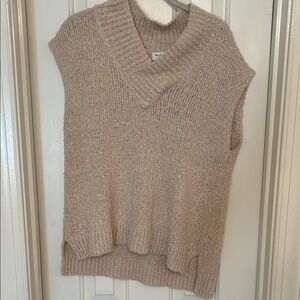 Michael Stars Beige Sweater Vest